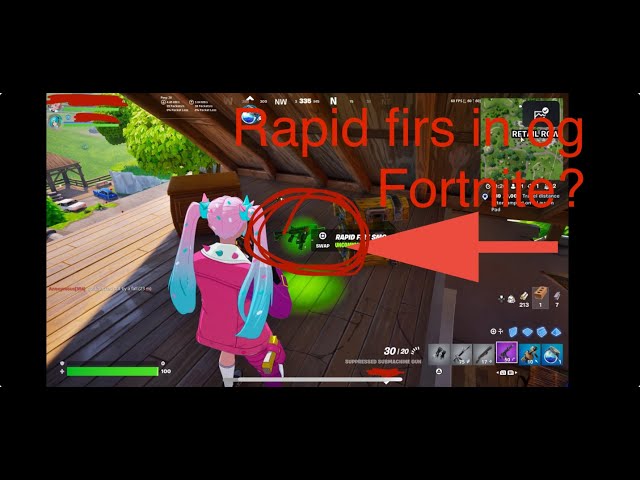 i found a rapid fire smg in fortnite og s2 !!??