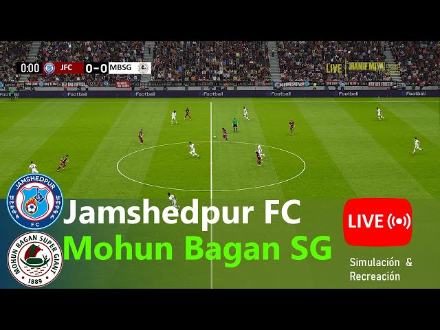 [LIVE] Jamshedpur FC vs Mohun Bagan Super Giant | ISL 24/2025 Full Match Streaming eFootball