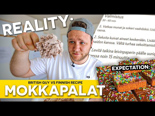 BRITISH GUY VS MOKKAPALAT | Cadin Keittiö