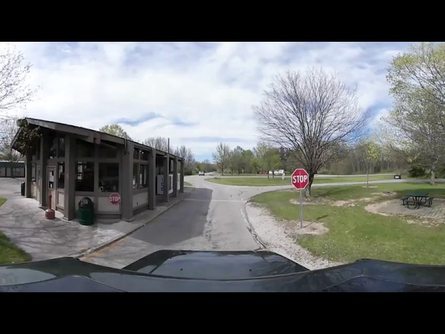 Delaware State Park Campground, Ohio 360 Degree Video (Camp Sites 1 through 50)