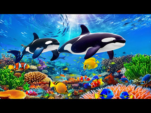 BEAUTIFUL CORAL REEF AQUARIUM COLLECTION • BEST RELAXING MUSIC • MUSIC FOR SLEEP