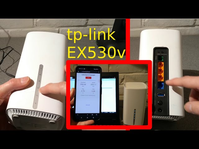 A look at the tp-link EX530v Aginet router.