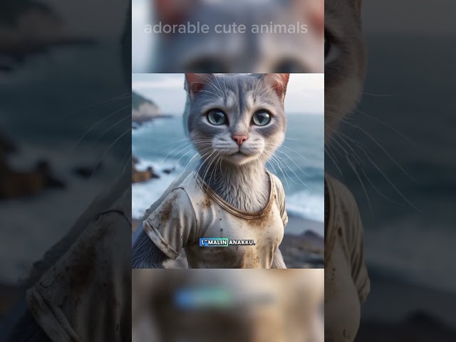 Kucing yg durhaka kepada induk nya#shortvideo #animalshorts short viral