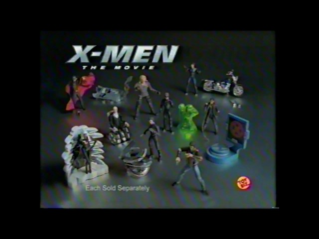 X-Men: The Movie Marvel Action Figure Toy Biz TV Commercial