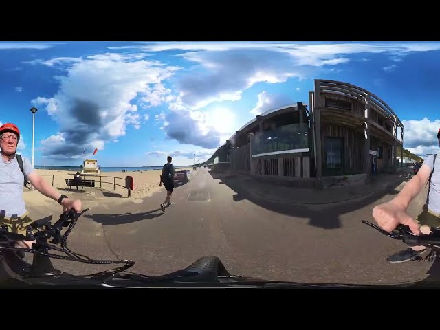 Epic 360° VR E-Bike Adventure: Bournemouth Seafront & Beyond