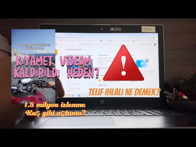 Youtube telif hakkı nedir /1.5milyonluk video silindi/Kıyamet videom neden kaldırıldı/ Ne yapmalıyız