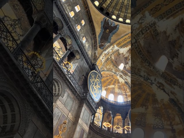 Hagia Sophia; Once A Church, Later A Mosque - Istanbul Turkey #hagiashopia #istanbulturkey #history