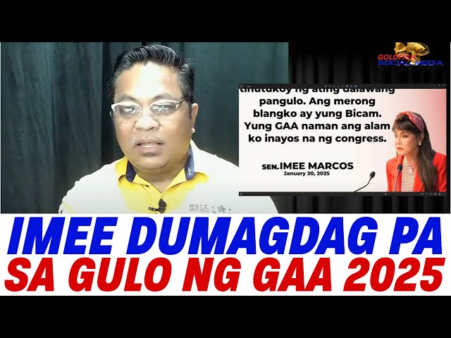 SEN IMEE NAGPA-GULO PA SA ISYU NG NATIONAL BUDGET