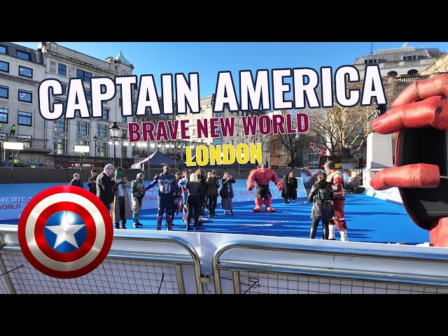 Captain America Takes on Brave New World in LONDON!