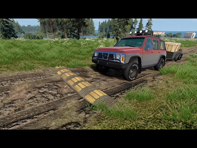 Cars vs Speed bumps Compilation #57-  BeamNG.drive | BeamNG-Cars TV live 8