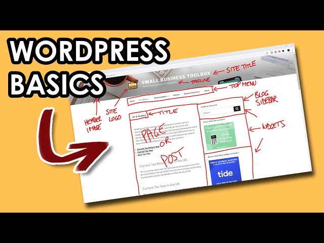 Full guided tour of WordPress for beginners