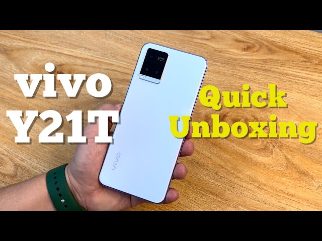 vivo Y21T Quick Unboxing