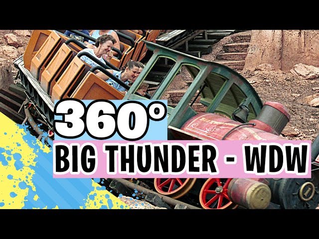 [360° 4K] Big Thunder Mountain Railroad (POV Full Ride-through)