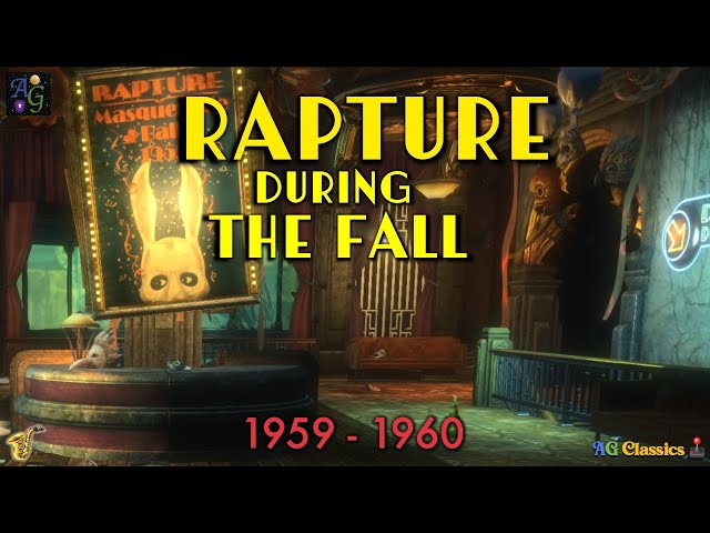 Lively Jazz Ambience | Rapture During the Fall 🎷🎶 1+ HOUR Bioshock compilation background 🎶🎷