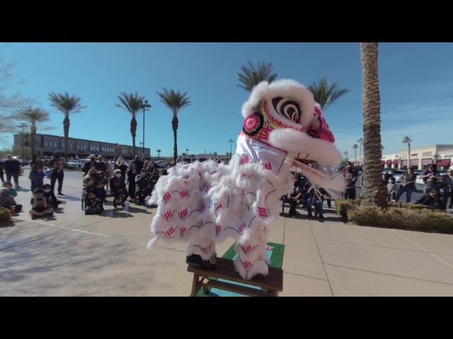 VR 180 3D 舞师  Las Vegas Lion Dance Lunar New Year The Las Vegas Kung Fu Academy CNY 2022