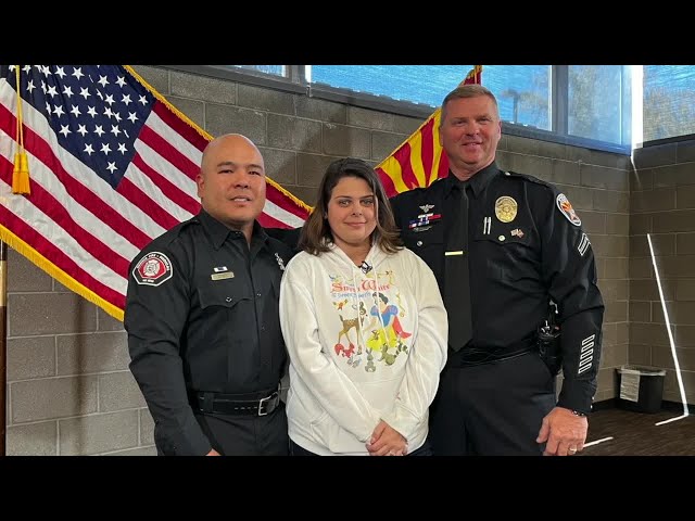 Woman pulled from fiery crash on US 60 meets first responders