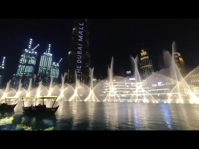 [VR180] The Dubai Fountain Show "Nessun dorma!" [5.7K] [3D] [Spatial Audio]