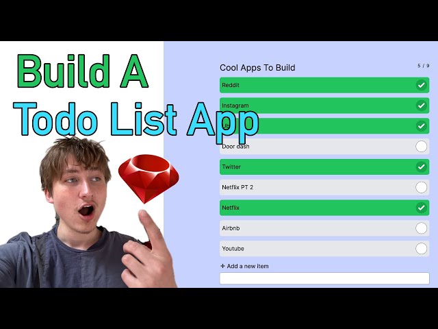 Build a Todo List App with Ruby & Hotwire | Learn To Code Now