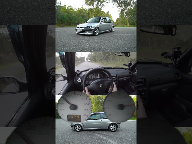 Peugeot 106 GTi / 8.800 RPM Tu5 / Acceleration