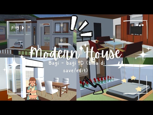 [BAGI BAGI ID] MODERN HOUSE SAKURA SCHOOL SIMULATOR