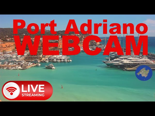 LIVE WEBCAM Port Adriano El Torro 4K UHD 24/7 from Mallorca #mallorca #livestream #baleares