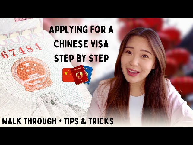 Easily Apply for a Chinese Visa With These Simple Steps! | Walk Through From Start to End [4K]