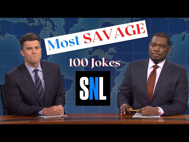 Colin Jost & Michael Che 's 100 Most Savage Weekend Update Jokes SNL