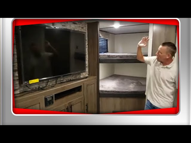 2020 RV Camper Forest River bunkhouse travel trailer.  Avenger 27DBS