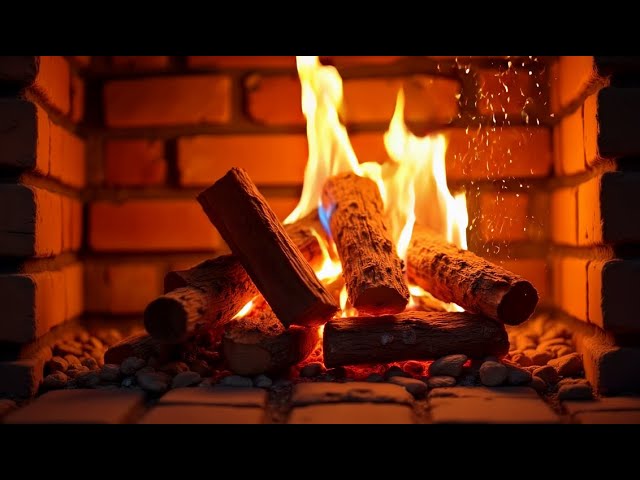 🔥 Relaxing Fireplace 4K Ultra HD (24/7)🔥Fireplace with Burning Logs & Fire Sounds