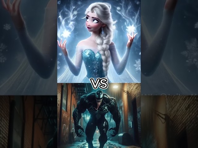 Elsa vs Vanom ,Annabelle,Hulk, Captain America, Spiderman