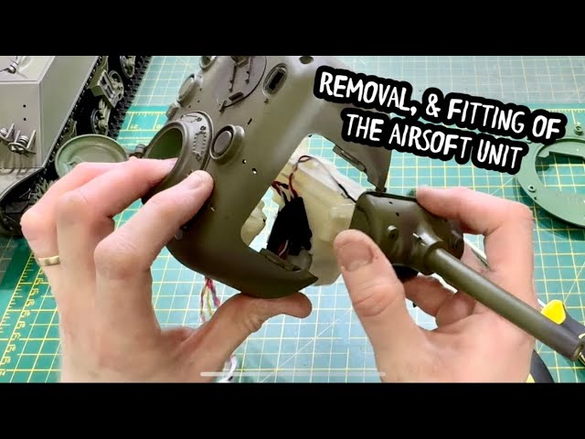 HENG LONG SHERMAN M4A3 TANK BB UNIT REMOVAL & REFITTING #howto #rctanks