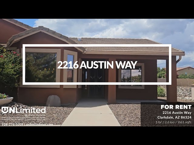 3 Bedroom Clarkdale Rental - 2216 Austin Way