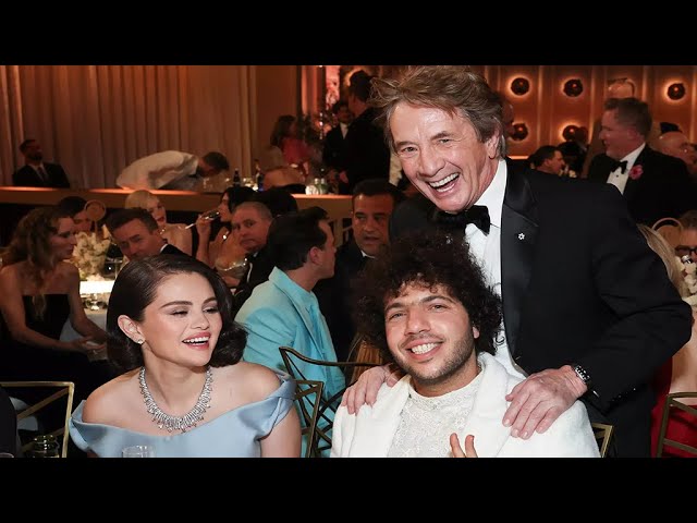 Selena Gomez shares Martin Short and Steve Martin's reaction to her engagement to Benny Blanco.