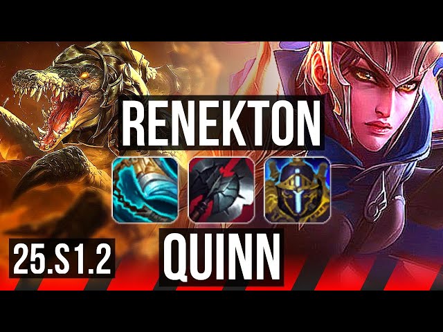 RENEKTON vs QUINN (TOP) | 500+ games | KR Master | 25.S1.2