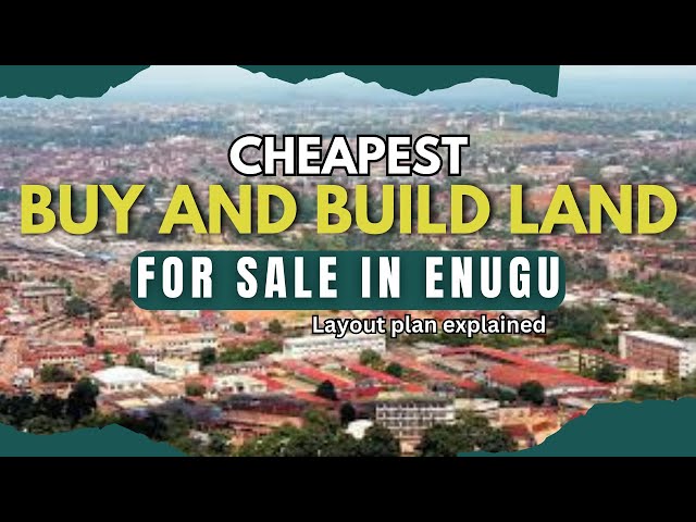 This is the CHEAPEST Buy and Build Land Along Enugu Port harcourt Expressway Enugu ||Broadway Estate