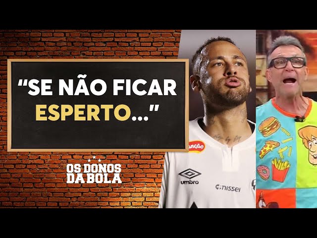 “Se não ficar esperto, toma goleada”: Neto alerta Santos contra o Corinthians