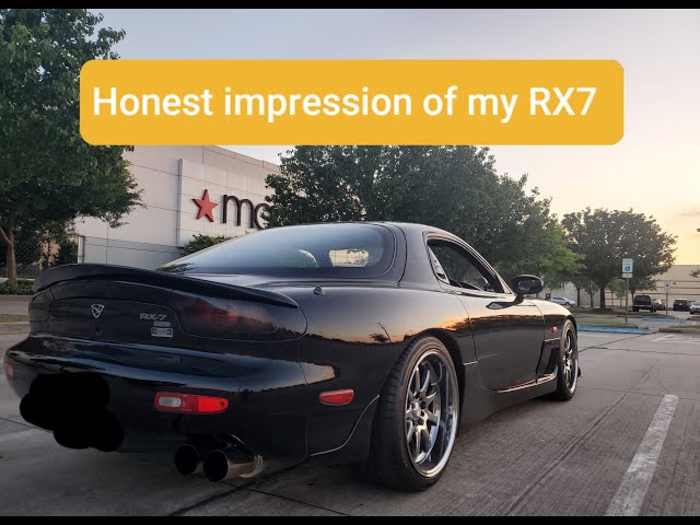 Thoughts on owning my FD3S RX7