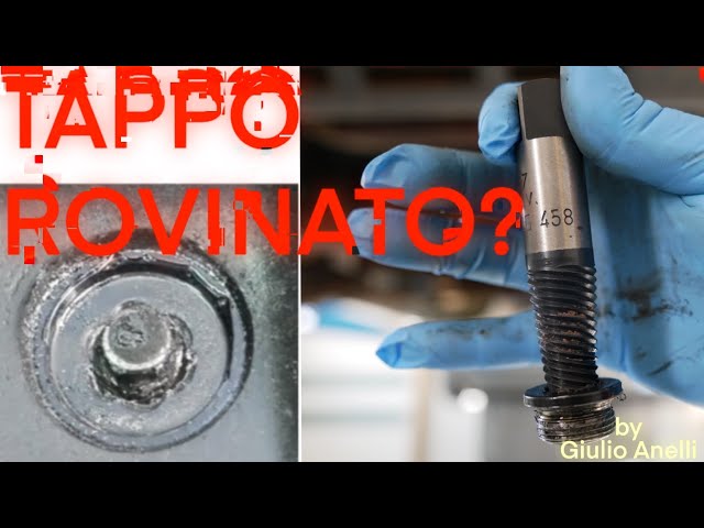 COME SVITARE TAPPO COPPA OLIO SPANATO CON ESTRATTORE CONICO - FAI DA TE - VIDEO IN 4K ULTRAHD