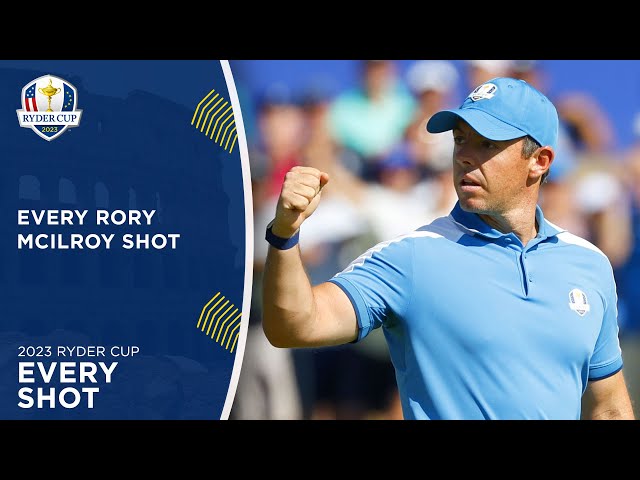 Every Rory McIlroy Shot | 2023 Ryder Cup