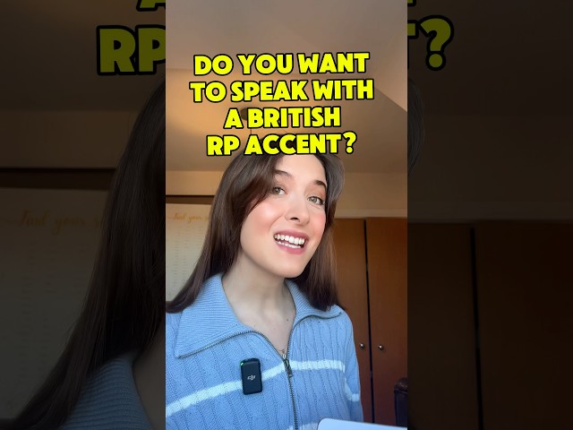 British RP Accent Tip! ✨ #english #learnenglish #englishlearning #learningenglish #esl #ielts