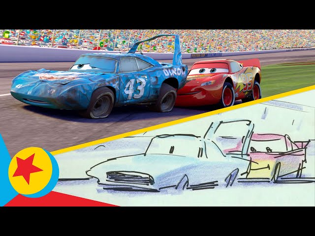 Lightning McQueen Helps the King | Pixar Side by Side | Pixar