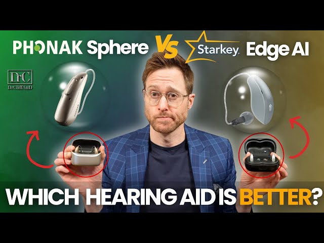 Phonak Sphere Infinio VS. Starkey Edge AI Hearing Aids