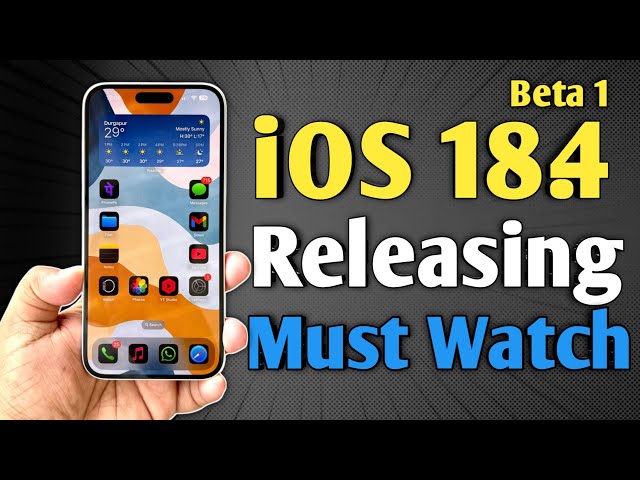 iOS 18.4 Beta 1 Releasing - Must Watch