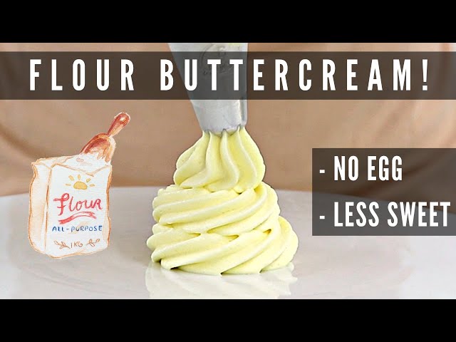 FLOUR BUTTERCREAM! NO EGGS, NO ICING SUGAR, LESS SWEET, LIGHT/FLUFFY │ ERMINE FROSTING │ CAKES BY MK