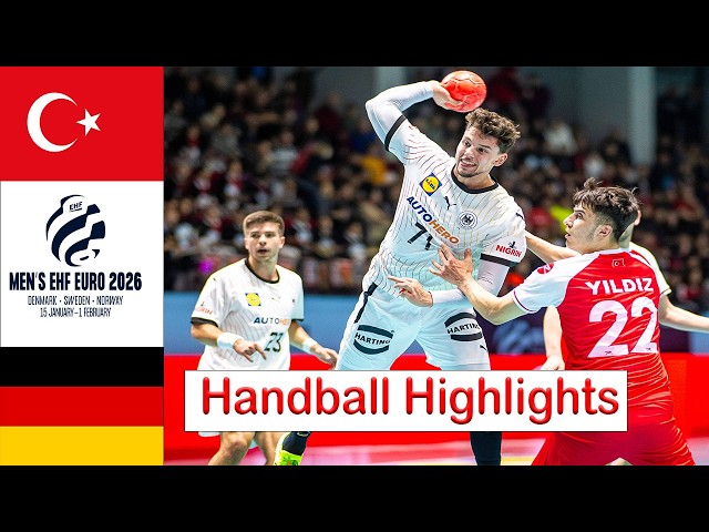 Turkey Vs Germany Handball Highlights EHF EURO 2026 Qualifiers