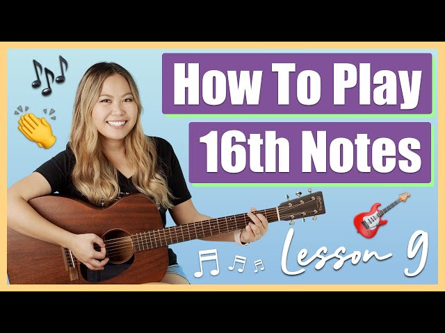 Guitar Lessons for Beginners: Episode 9 - Intro to Counting and Strumming 16th Note Patterns! 🙌