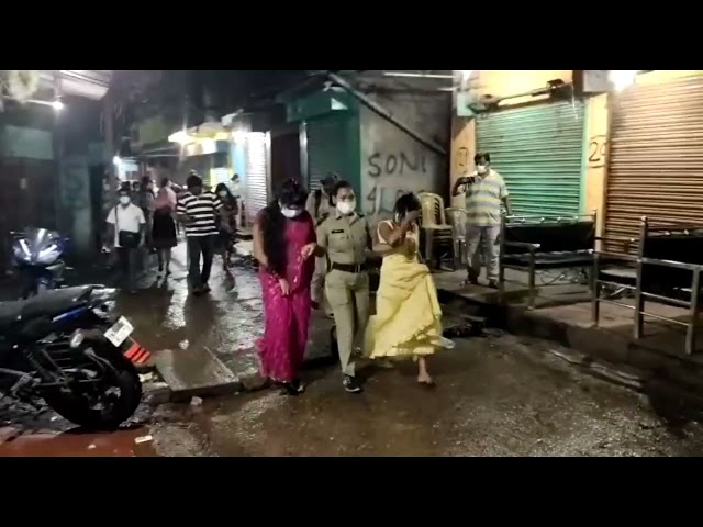 raid at lachhipur red light area in asansol west bengal on 04/08/2021