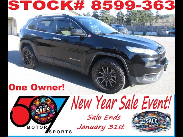 2017 Jeep Cherokee Latitude STK: 8599-363