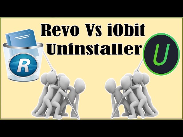 Revo Uninstaller vs IObit Uninstaller - Revo / iObit Uninstaller Review