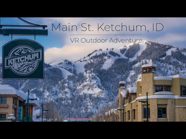 Ketchum, Idaho - Main Street | VR Walk with Lofi Beat